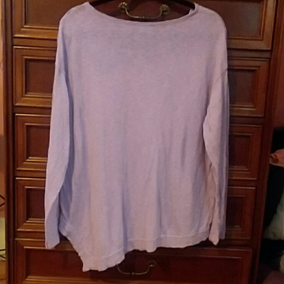 Purejill Lilac Asymmetrical Top - Picture 2 of 4
